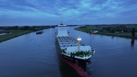 The-Vega-Daytona-cargo-ship-sailing-on-the-river-Dortsche-Kil