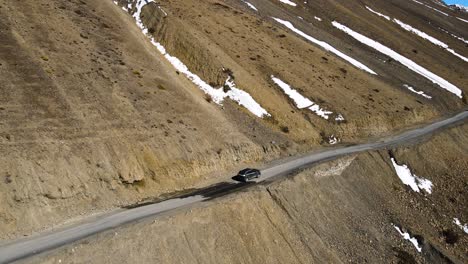 aerial-drone-follow-jeep-4x4-in-spiti-valley-himachal-pradesh-Himalaya-India
