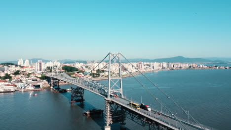 An-iconic-view-of-the-Hercílio-Luz-Bridge-in-Florianópolis,-a-testament-to-architectural-grandeur-and-a-symbol-of-the-city's-rich-history