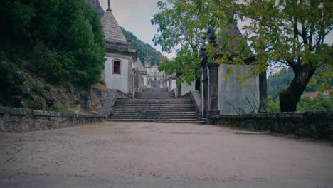 Heiligtum-Von-Nossa-Senhora-Da-Peneda.-Treppe,-Die-Zum-Heiligtum-Führt