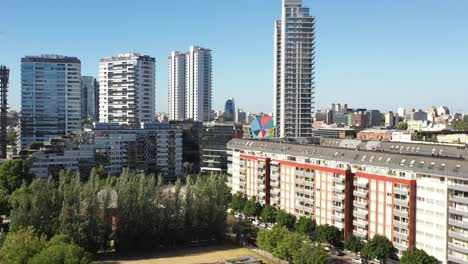 Luftaufnahme-Von-Puerto-Madero-In-Buenos-Aires,-Argentinien