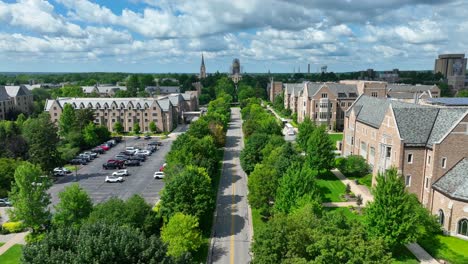 North-Notre-Dame-Avenue-at-University-of-Notre-Dame-in-Indiana