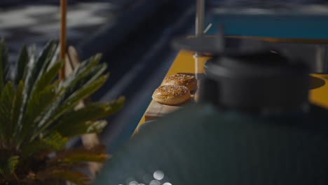 Burger-buns-on-table-outside