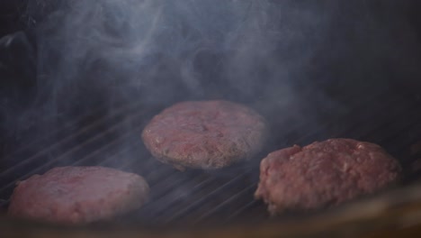 Burgers-being-grilled-on-BBQ