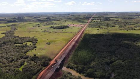 Aerial-view-of-a-road-under-construction-in-rural-Argentina
