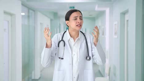Stressed-and-tensed-Indian-female-doctor