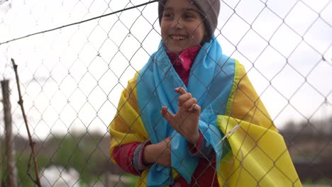 Kleines-Mädchen,-Das-Aus-Der-Ukraine-Eingewandert-Ist