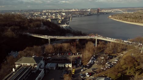 Aerial-drone-view.-View-of-the-Dnieper-River-and-the-Podil-district-in-Kiev.