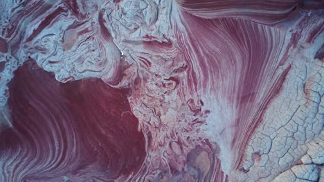 Einzigartiges-Muster-Aus-Sandsteinhügeln-In-Arizona