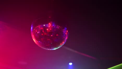 Disco-ball-under-neon-light