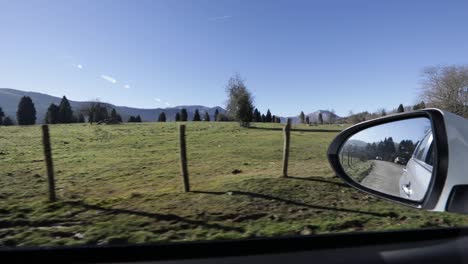 Side-view-while-driving-a-landscape