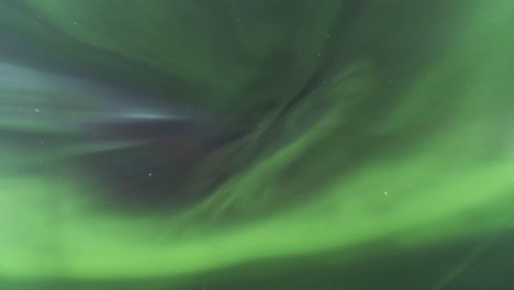 Amazing-view-of-aurora-borealis-in-night-starry-sky