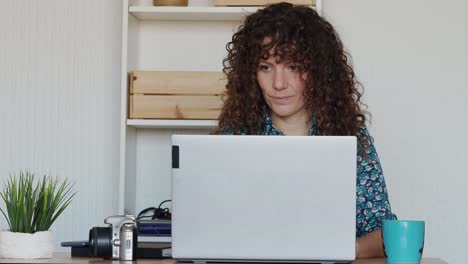 Woman-working-on-laptop-from-home