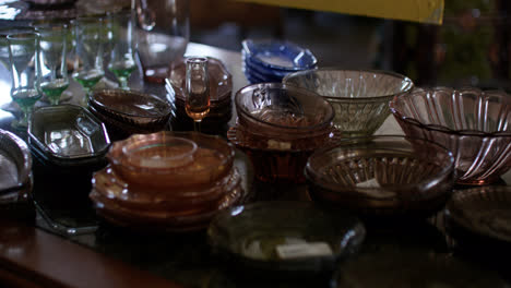 Old-crockery-on-a-table