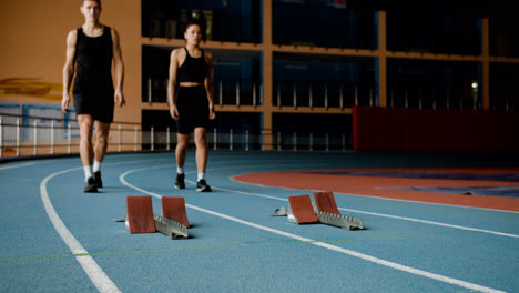 Athletes-on-a-running-track