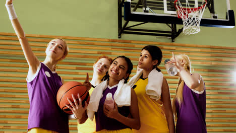 Girls-in-basketball-court