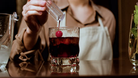 Bartender-serving-a-drink