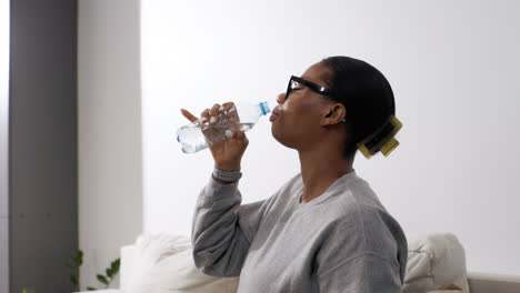 Woman-drinking-water
