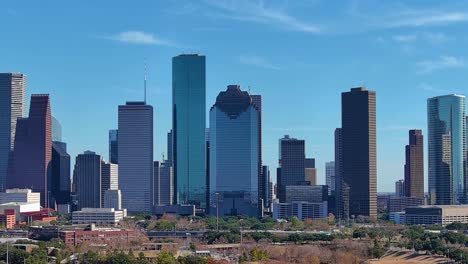 Die-Skyline-Von-Houston-Tagsüber