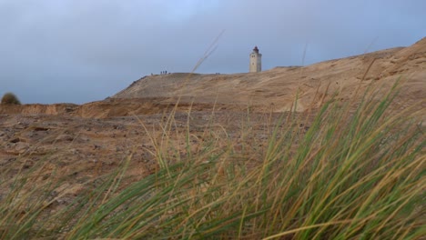Rubjerg-lighthouse-view-at-sunset