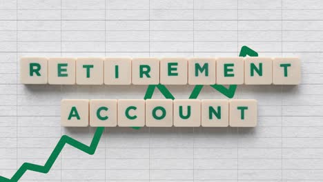 Green-Line-Increasing-At-Background-With-The-Concept-Of-Good-Savings-For-Retirement-Account