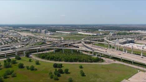 Drone-Video-of-The-99-Grand-Parkway-and-Katy-Freeway-Interchange