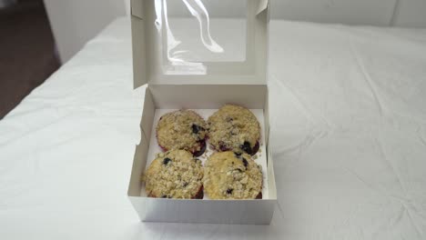 Gift-box-of-homemade-blueberry-muffins