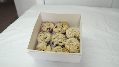 Gift-box-full-of-blueberry-muffins---parallax-sliding-motion