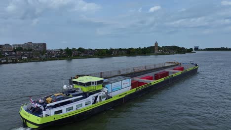 Transportation-of-goods-along-the-river-Oude-Maas