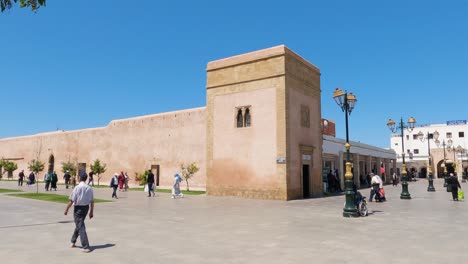 Escena-Callejera-En-Rabat,-Marruecos