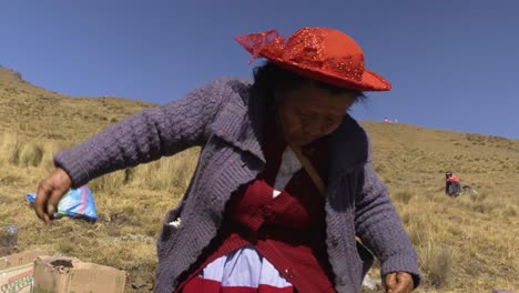Durante-El-Día-En-El-Festival-Taita-Shanti-En-Huancayo,-Perú