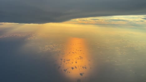 Sunset-view-in-the-golden-minute-shot-from-above