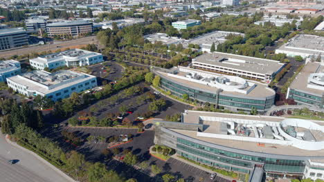 Nvidia-Building-Corporate-Office-In-San-Tomas-Expressway,-Santa-Clara,-California,-United-States