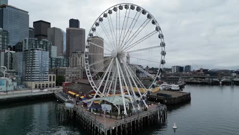 Soaring-180-Degrees-around-The-Seattle-Great-Wheel