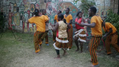 Lusaka's-Barefeet-theatre-group-happy-dance