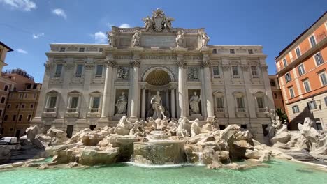 still-video-of-the-trevi-fountain-during-the-daytime-while-being-completely-deserted-and-isolated-due-to-covid-and-italy-having-a-lockdown