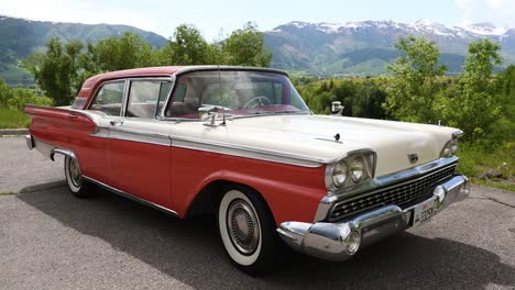 1959-Ford-Galaxie-500-Coche-Clásico-Original-En-Exhibición