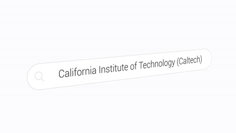 Buscando-El-Instituto-De-Tecnología-De-California,-Caltech-En-La-Web
