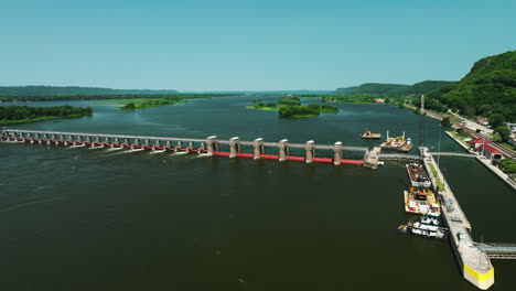 Aerial-View-Of-Lock-and-Dam-No