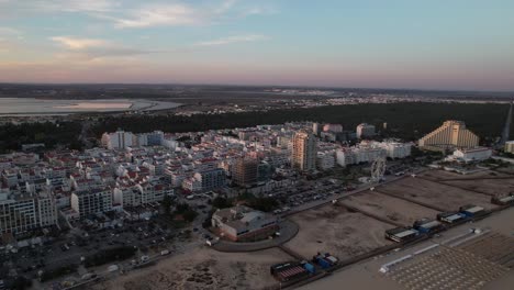 City-Coast-of-Monte-Gordo-Aerial-View