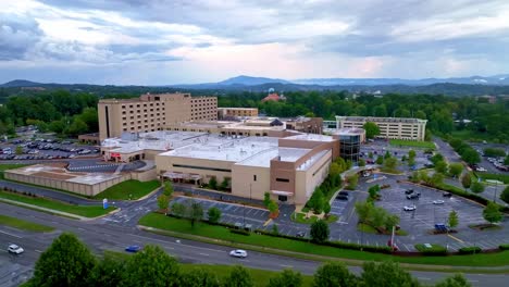 slow-aerial-push-into-johnson-city-medical-center-in-johnson-city-tennessee