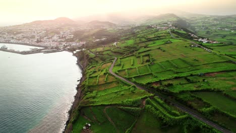 Drone-shot-of-Fatal-island-in-Azores