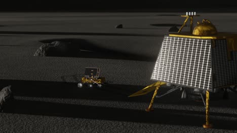 3D-animation-of-Chandrayaan-3's-solar-panels