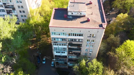 Arcitecture,-Kiev,-Ukraine,-Udsse,-Living,-Building,-Peace,-nice,-Beautiful,-Drone