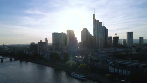 Skyline,-Frankfurt-am-Main,-Main,-Finance,-District,-Documentary,-Cinema,-Commerzbank,-Banking,-Money,-Cinema,-Drone