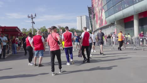 Club-De-Fútbol-Arsenal,-Estadio-De-Los-Emiratos,-Londres