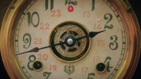 antique-wooden-pendulum-clock-in-a-forest-extreme-close-up-shot