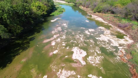 Aerial-flight-over-the-Brazos-River-in-Texas