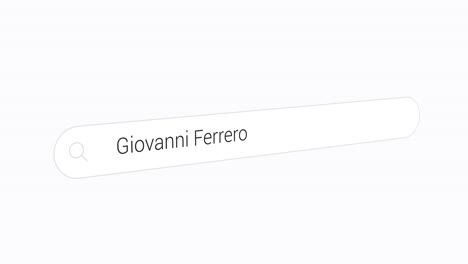 Typing-Giovanni-Ferrero-on-the-Search-Engine