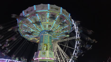 Night-time-swing-chair-ride-at-the-CNE